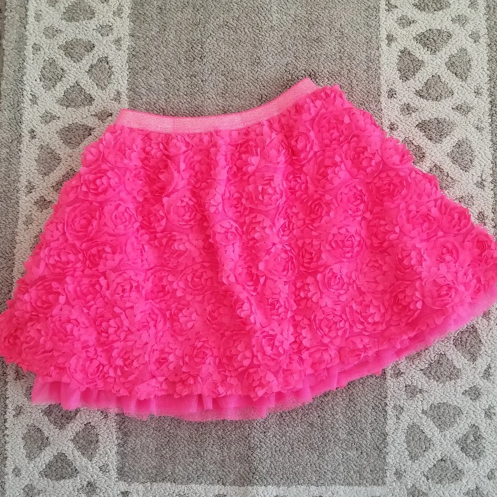 The Children's Place Neon Berry Rosette Skirt